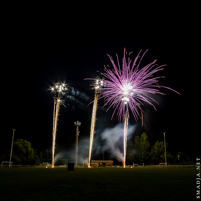 Feu d'artifice Fête Baziège 2012 - Spectacle Pyro Synphonique - Fête Baziège 2012